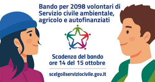 Bando per progetti di Servizio Civile Universale agricolo-ambientale - Scadenza: 15 ottobre 2025, 14:00