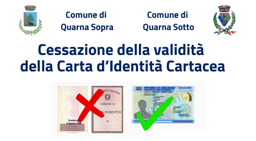 3 agosto 2026 - Cessazione della validità della Carta dIdentità Cartacea